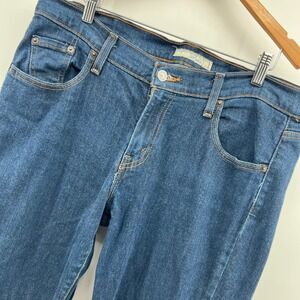 Levis 529 Curvy Boot Cut Dark Wash Denim Jeans Womens Size 14 Medium